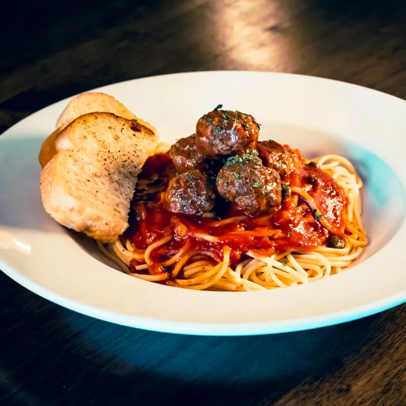 Spaghetti Meatballs in Marinara Sauce